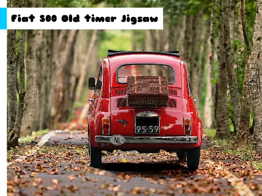 Fiat 500 Old Timer Jigsaw