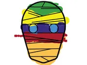 Halloween Mask Coloring Book