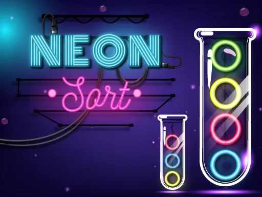 Neon Sort Puzzle - Color Sort Game