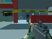 Shooting Blocky Combat Swat Gungame Survival