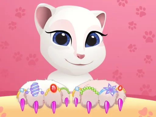 Talking Tom Angela Great Manicure